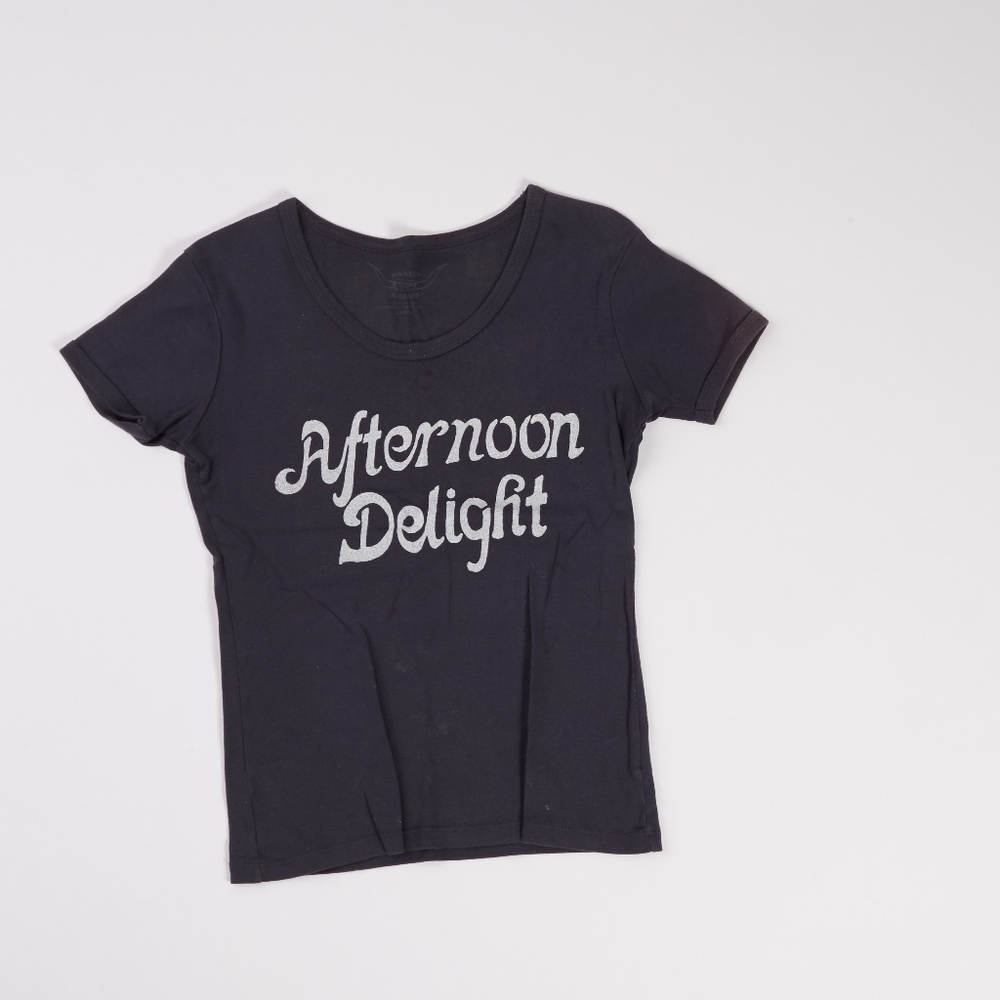 Afternoon Delight Tee Urban Outfitters Navy Retro